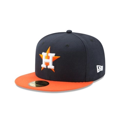 Houston Astros Gorra | New Era MLB Authentic Collection 59fifty Fitted Cap Mexico - Azules